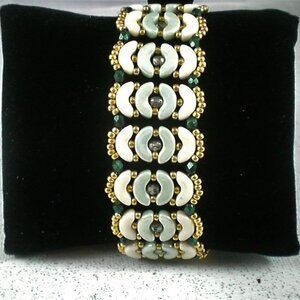 Caterpillar Band; Hand Beaded, High Fashion, Gift